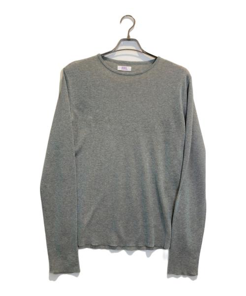 ERL（イーアールエル）ERL (イーアールエル) ラメニット グレー サイズ:Lの古着・服飾アイテム