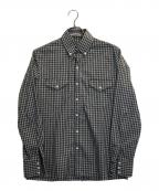 CARTER YOUNGカーターヤング）の古着「チェックBDシャツ」｜ブラック