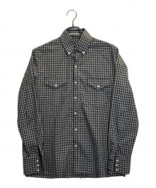 CARTER YOUNG（カーターヤング）の古着「チェックBDシャツ」｜ブラック