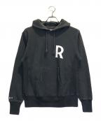Champion×RHC Ron Hermanチャンピオン×アールエイチシー ロンハーマン）の古着「リバースウィーブパーカー」｜ブラック