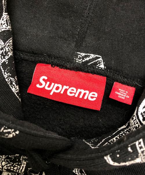 SUPREME（シュプリーム）Supreme (シュプリーム) Love Cash Hooded Sweatshirt ブラック サイズ:Mの古着・服飾アイテム
