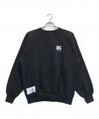 DESCENDANTディセンダント）の古着「プリントスウェット」｜ブラック