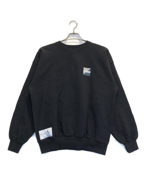 DESCENDANT（ディセンダント）DESCENDANT (ディセンダント) プリントスウェット ブラック サイズ:1の古着・服飾アイテム