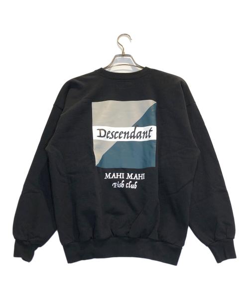 DESCENDANT（ディセンダント）DESCENDANT (ディセンダント) プリントスウェット ブラック サイズ:1の古着・服飾アイテム
