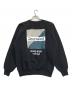 DESCENDANT (ディセンダント) プリントスウェット ブラック サイズ:1：10000円