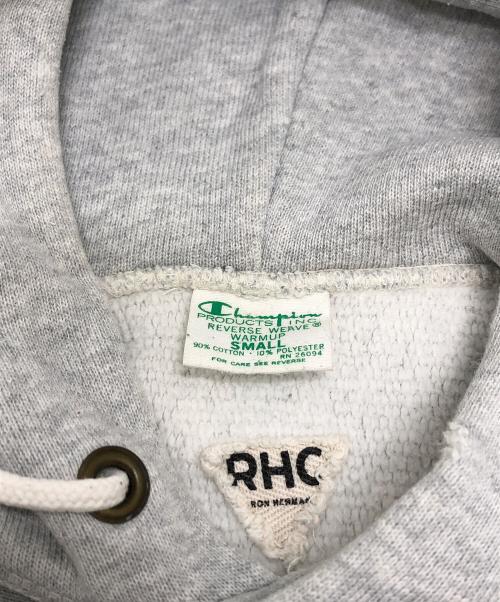 Champion（チャンピオン）Champion (チャンピオン) RHC Ron Herman (アールエイチシー ロンハーマン) リバースウィーブパーカー グレー サイズ:Sの古着・服飾アイテム