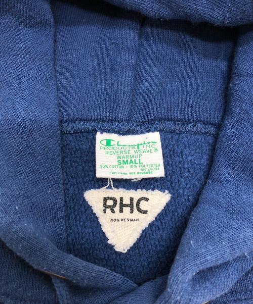 Champion（チャンピオン）Champion (チャンピオン) RHC Ron Herman (アールエイチシー ロンハーマン) リバースウィーブパーカー ネイビー サイズ:Sの古着・服飾アイテム