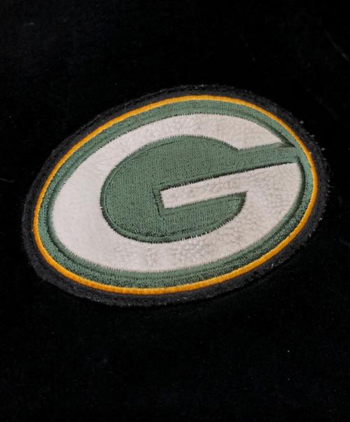 NFL（エヌエフエル）NFL (エヌエフエル) ピッグレザースタジャン グリーン サイズ:Lの古着・服飾アイテム