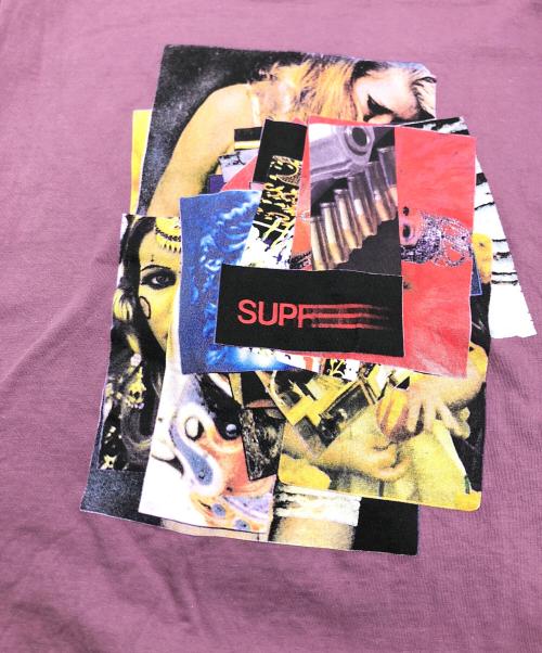 SUPREME（シュプリーム）Supreme (シュプリーム) Stack Tee あずき色 サイズ:Mの古着・服飾アイテム