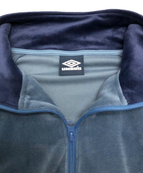 UMBRO（アンブロ）UMBRO (アンブロ) 別注 Velour Track Jacket ネイビー サイズ:Lの古着・服飾アイテム