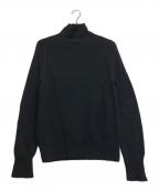 'S Max Maraエスマックスマーラ）の古着「MANTOVA カシミヤ混ハイネック セーター」｜ブラック