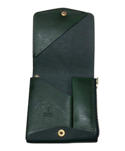 MOKU（モク）MOKU (モク) 小さく薄い財布 グリーンの古着・服飾アイテム