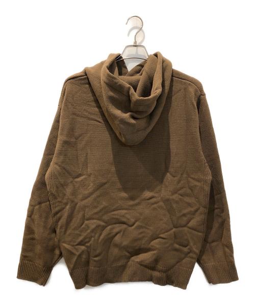 X-LARGE（エクストララージ）X-LARGE (エクストララージ) カレッジロゴニットプルオーバーフーディー ブラウン サイズ:Mの古着・服飾アイテム