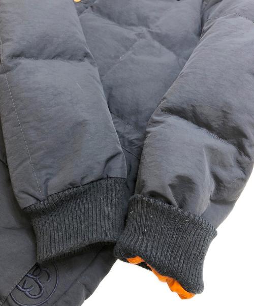 stussy（ステューシー）stussy (ステューシー) フーデッドダウンジャケット ネイビー サイズ:Ｌの古着・服飾アイテム