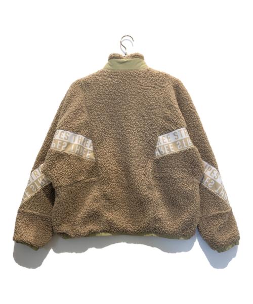 adidas Originals（アディダスオリジナル）adidas Originals (アディダスオリジナル) ビッグシルエット ボアジャケット ベージュ サイズ:Lの古着・服飾アイテム