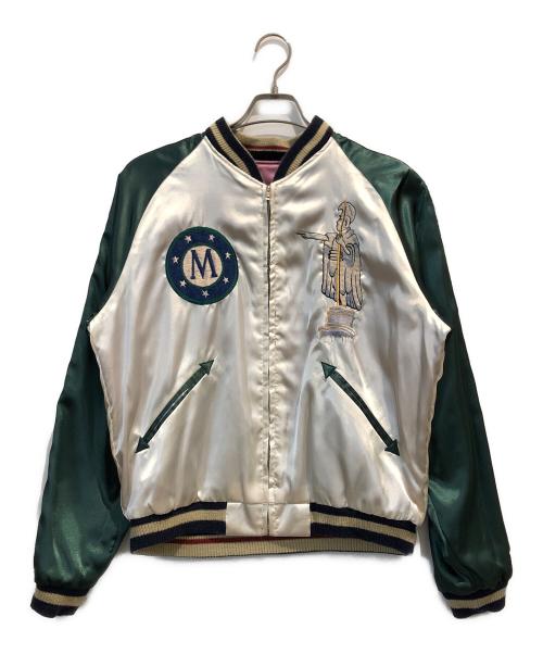 東洋TALOR（トウヨウテーラー）東洋TALOR (トウヨウテーラー) リバーシブルスカジャン ピンク サイズ:Lの古着・服飾アイテム