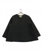 UNFILOアンフィーロ）の古着「ノーカラージャケット」｜ブラック