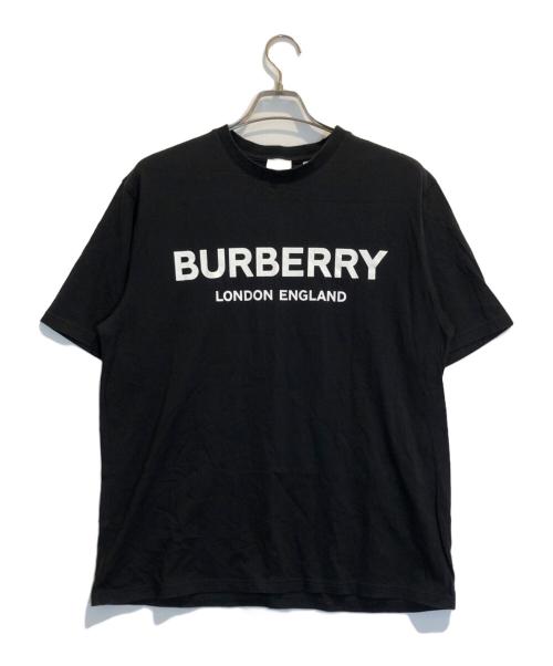 BURBERRY LONDON（バーバリーロンドン）BURBERRY LONDON (バーバリーロンドン) ロゴプリントTシャツ ブラック サイズ:Lの古着・服飾アイテム