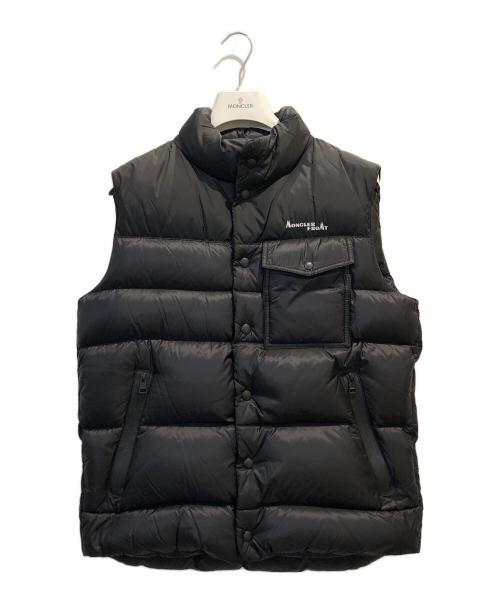 MONCLER（モンクレール）MONCLER (モンクレール) FRAGMENT DESIGN (フラグメントデザイン) ABENE GILLETダウンベスト ブラック サイズ:1の古着・服飾アイテム
