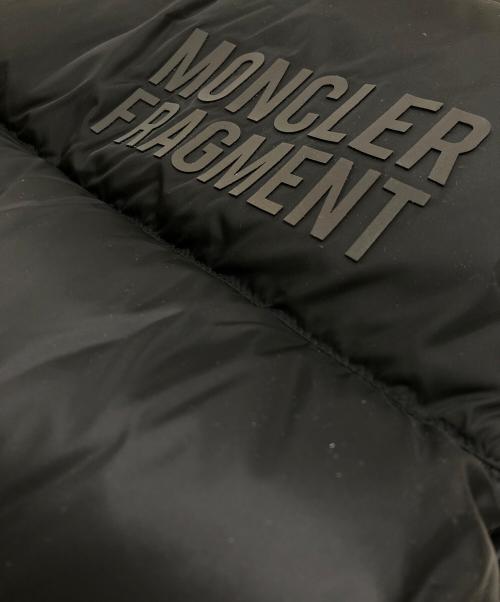 MONCLER（モンクレール）MONCLER (モンクレール) FRAGMENT DESIGN (フラグメントデザイン) ABENE GILLETダウンベスト ブラック サイズ:1の古着・服飾アイテム