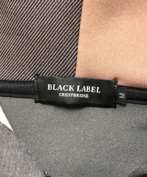 BLACK LABEL CRESTBRIDGE（ブラックレーベル クレストブリッジ）BLACK LABEL CRESTBRIDGE (ブラックレーベル クレストブリッジ) ショルダーチェックダンボールパーカー グレー サイズ:Mの古着・服飾アイテム