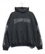 BALENCIAGAバレンシアガ）の古着「METAL OUTLINE HOODIE」｜グレー