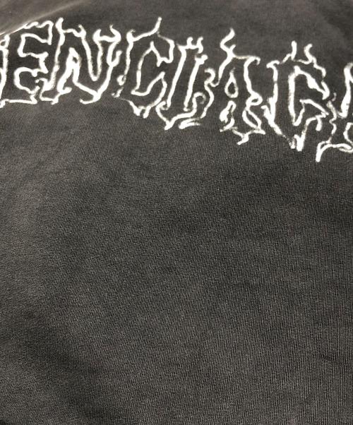 BALENCIAGA（バレンシアガ）BALENCIAGA (バレンシアガ) METAL OUTLINE HOODIE グレー サイズ:2の古着・服飾アイテム