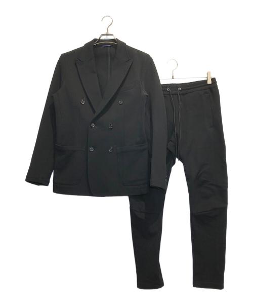 Junhashimoto（ジュンハシモト）junhashimoto (ジュンハシモト) NOBINOBI DOUBLE＆PANTS ブラック サイズ:3の古着・服飾アイテム