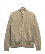 Zanoneザノーネ）の古着「リネンコットンスタンドカラーカーディガン」｜ベージュ