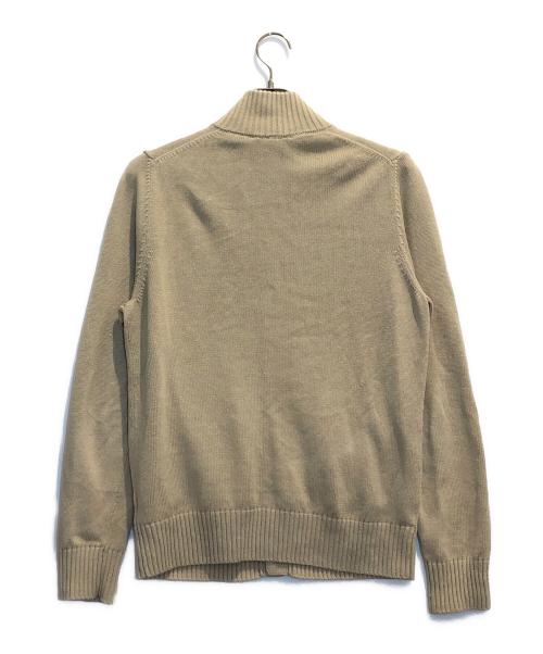 Zanone（ザノーネ）Zanone (ザノーネ) リネンコットンスタンドカラーカーディガン ベージュ サイズ:48の古着・服飾アイテム