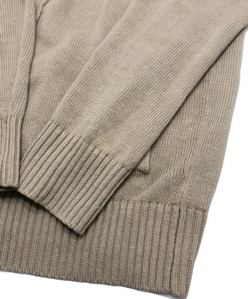 Zanone（ザノーネ）Zanone (ザノーネ) リネンコットンスタンドカラーカーディガン ベージュ サイズ:48の古着・服飾アイテム