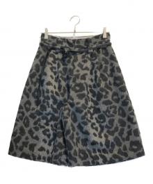 MAISON SPECIAL（メゾンスペシャル）の古着「Leopard Shorts」｜グレー