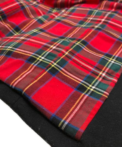 DSQUARED2（ディースクエアード）DSQUARED2 (ディースクエアード) 裏地チェックコート ブラック サイズ:38の古着・服飾アイテム