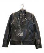 Schottショット）の古着「ダブルブレストライダースジャケット」｜ブラック