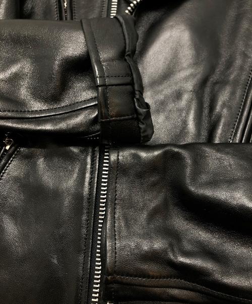 Schott（ショット）Schott (ショット) ダブルブレストライダースジャケット ブラック サイズ:Ｓ 未使用品の古着・服飾アイテム