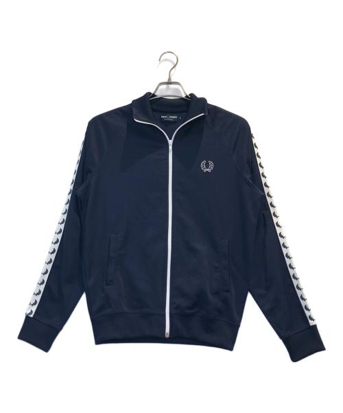 FRED PERRY（フレッドペリー）FRED PERRY (フレッドペリー) ロゴトラックジャケット ネイビー サイズ:Sの古着・服飾アイテム