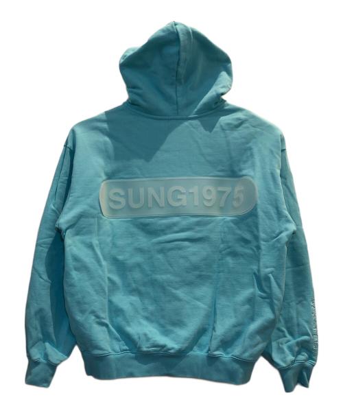 SUNG1975（ソン）SUNG1975 (ソン) ハーフジップパーカー ブルー サイズ:FREEの古着・服飾アイテム