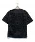DOLCE & GABBANA (ドルチェ＆ガッバーナ) ロゴ総柄Tシャツ ブラック サイズ:S：18000円