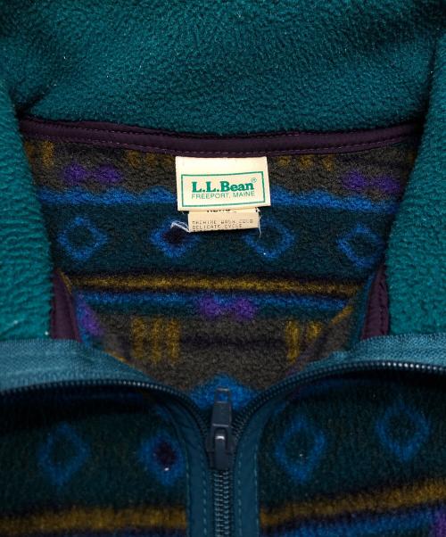 L.L.Bean（エルエルビーン）L.L.Bean (エルエルビーン) フリースジャケット ブルー サイズ:Lの古着・服飾アイテム