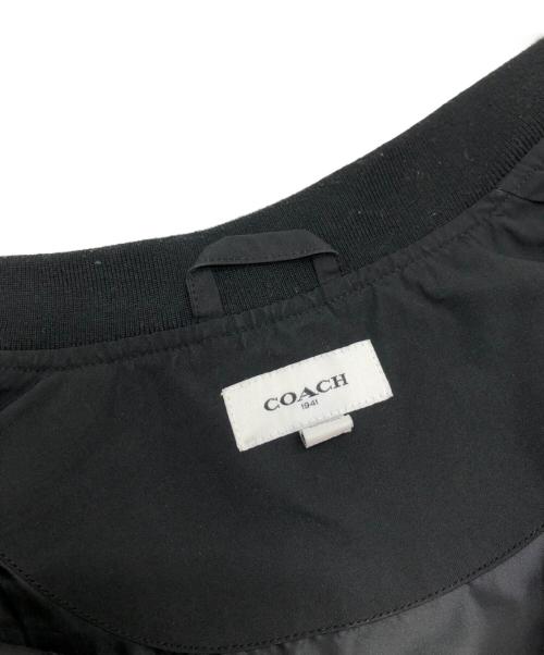 COACH（コーチ）COACH (コーチ) MA-1ジャケット ブラック サイズ:50の古着・服飾アイテム