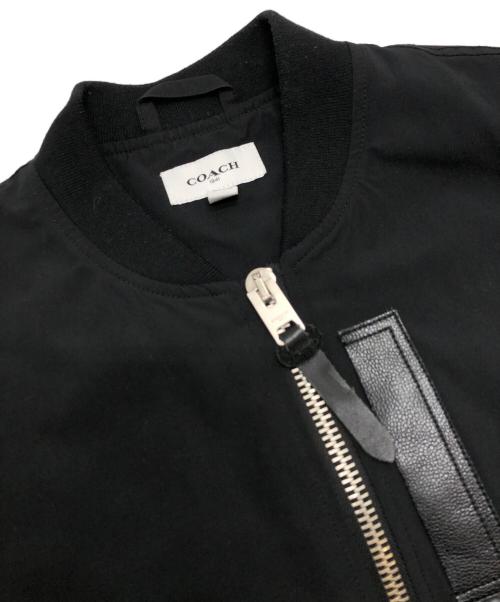 COACH（コーチ）COACH (コーチ) MA-1ジャケット ブラック サイズ:50の古着・服飾アイテム