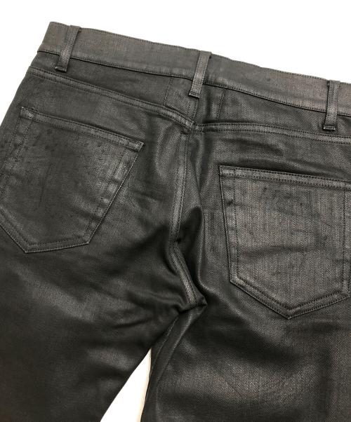 Saint Laurent Paris（サンローランパリ）Saint Laurent Paris (サンローランパリ) コーティングスキニーパンツ ブラック サイズ:27の古着・服飾アイテム