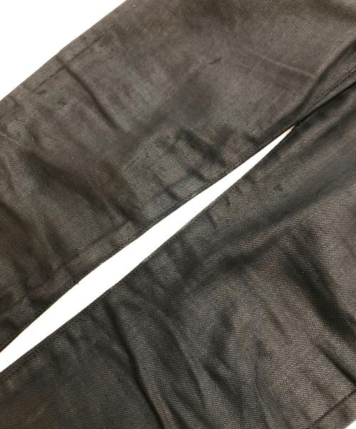 Saint Laurent Paris（サンローランパリ）Saint Laurent Paris (サンローランパリ) コーティングスキニーパンツ ブラック サイズ:27の古着・服飾アイテム