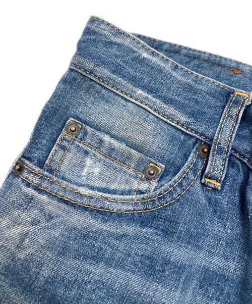 DSQUARED2（ディースクエアード）DSQUARED2 (ディースクエアード) ダメージ加工デニムパンツ インディゴ サイズ:42の古着・服飾アイテム