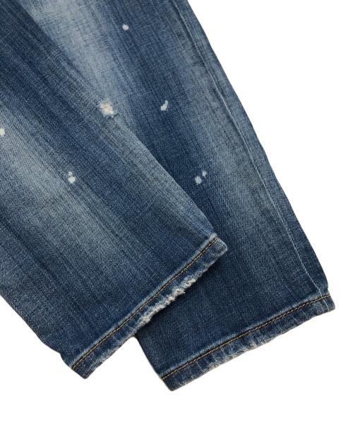 DSQUARED2（ディースクエアード）DSQUARED2 (ディースクエアード) パッチワークデニムパンツ インディゴ サイズ:36の古着・服飾アイテム