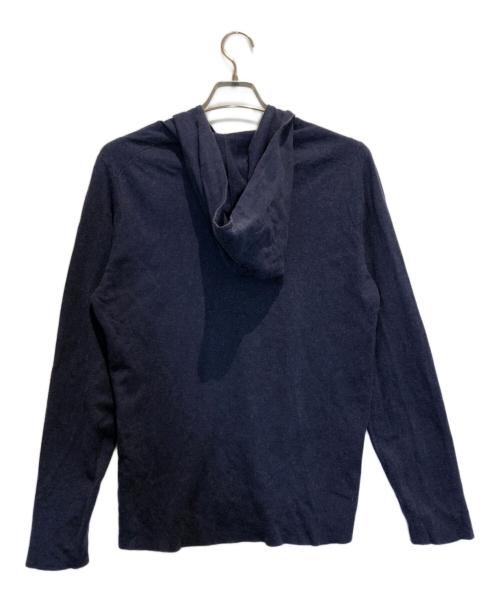 Drumohr（ドルモア）Drumohr (ドルモア) カシミヤ混ニットパーカー ネイビー サイズ:48の古着・服飾アイテム