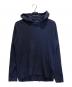 Drumohr（ドルモア）の古着「カシミヤ混ニットパーカー」｜ネイビー