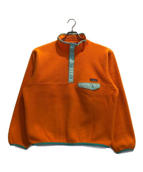 Patagonia（パタゴニア）Patagonia (パタゴニア) シンチラスナップT オレンジ×ミントグリーン サイズ:Lの古着・服飾アイテム