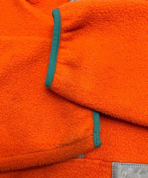 Patagonia（パタゴニア）Patagonia (パタゴニア) シンチラスナップT オレンジ×ミントグリーン サイズ:Lの古着・服飾アイテム