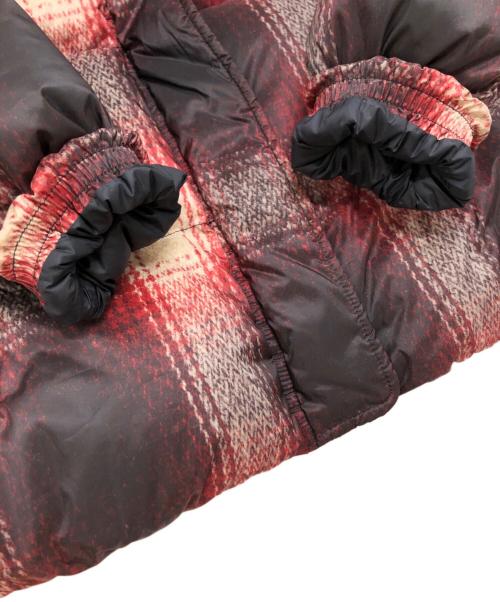 POLO RALPH LAUREN（ポロ・ラルフローレン）POLO RALPH LAUREN (ポロ・ラルフローレン) チェックダウンジャケット レッド サイズ:Sの古着・服飾アイテム